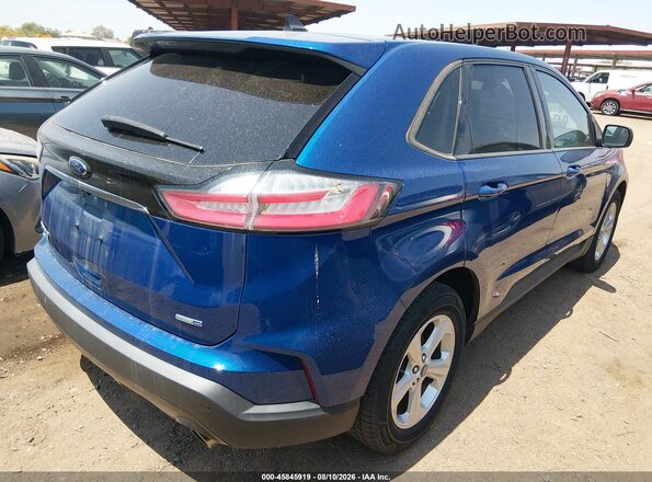2FMPK4G99LBB47971 2020 FORD EDGE Blue Задня права чверть