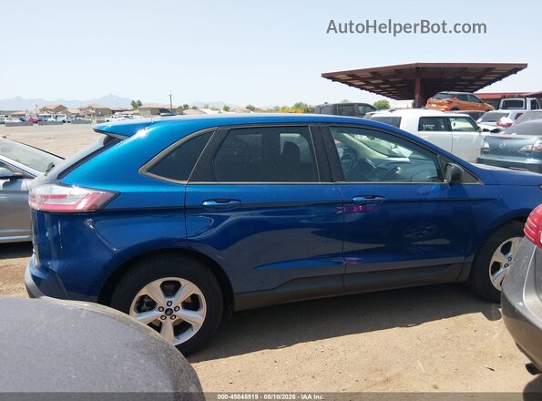 2FMPK4G99LBB47971 2020 FORD EDGE Blue Вид щитка приладів