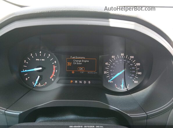 2FMPK4G99LBB47971 2020 FORD EDGE Blue Вид задніх сидінь