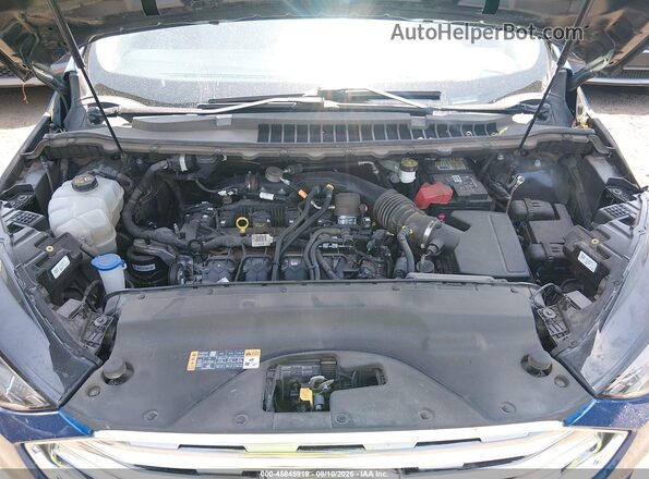 2FMPK4G99LBB47971 2020 FORD EDGE Blue Вид ззаду