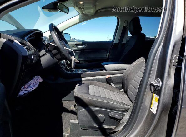 2FMPK4G99MBA12703 2021 FORD EDGE Серый Вид салона спереди