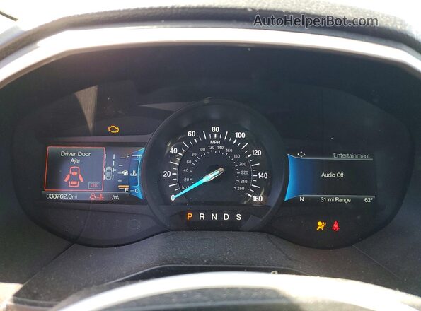 2FMPK4G99MBA12703 2021 FORD EDGE Серый Вид щитка приборов