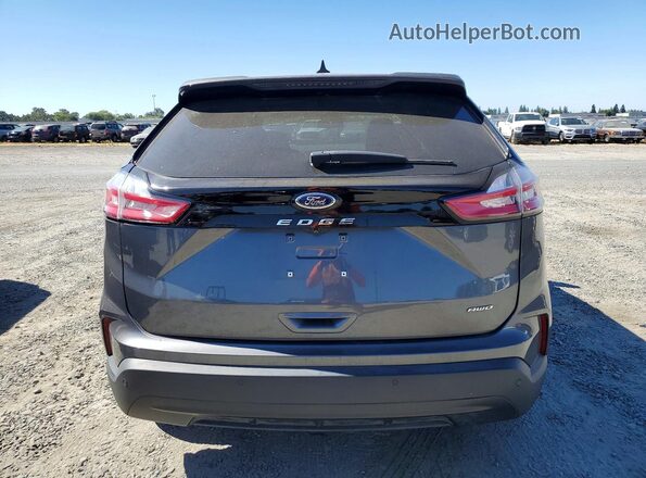 2FMPK4G99MBA12703 2021 FORD EDGE Серый Вид сзади