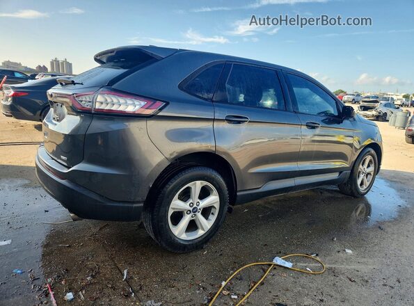 2FMPK4G9XGBC04264 2016 FORD EDGE Gray Հետևի աջ