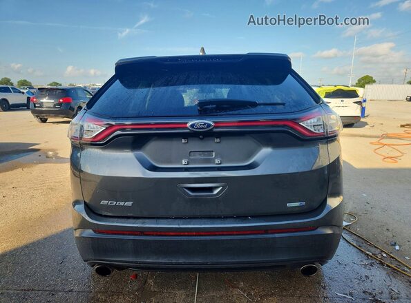 2FMPK4G9XGBC04264 2016 FORD EDGE Gray Հետևի տեսք