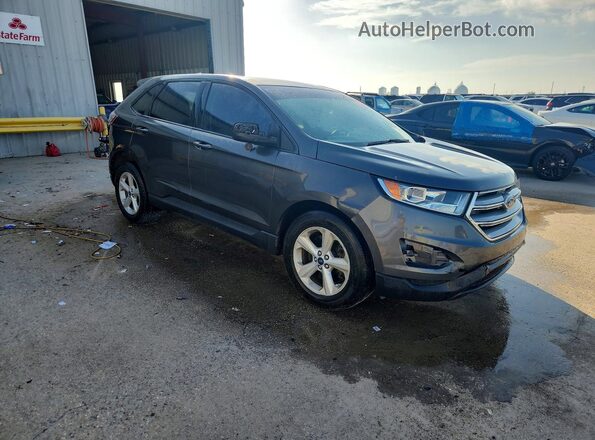 2FMPK4G9XGBC04264 2016 FORD EDGE Gray Առջևի աջ