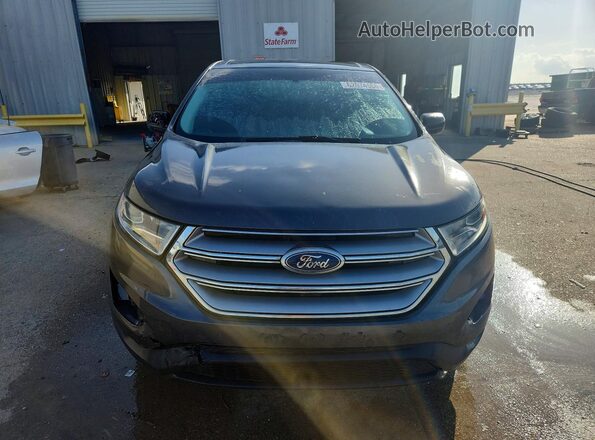 2FMPK4G9XGBC04264 2016 FORD EDGE Gray Դիմացի տեսք