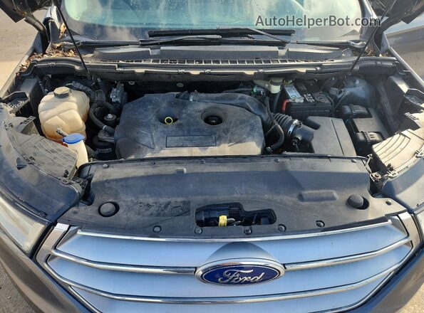 2FMPK4G9XGBC04264 2016 FORD EDGE Gray Սալոնի հետևի տեսք