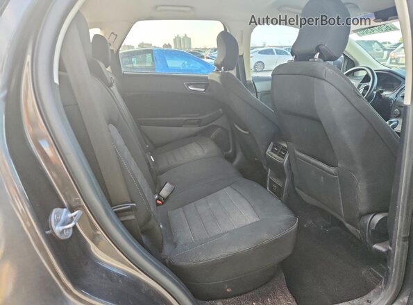 2FMPK4G9XGBC04264 2016 FORD EDGE Gray Հետևի նստատեղերի տեսք