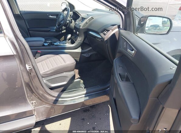 2FMPK4G9XHBC46113 2017 FORD EDGE Серый Вид салона спереди
