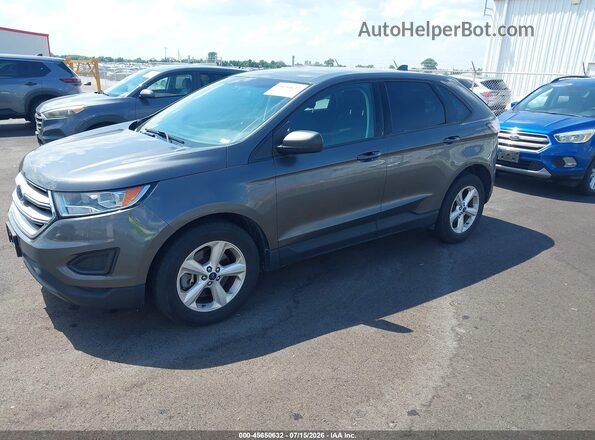 2FMPK4G9XHBC46113 2017 FORD EDGE Серый Передняя левая четверть