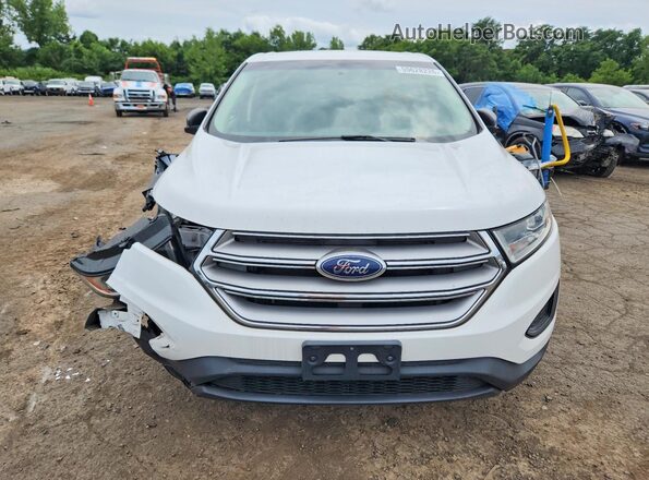 2FMPK4G9XJBC34422 2018 FORD EDGE White Vista frontal