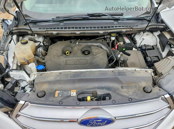 2FMPK4G9XJBC34422 2018 FORD EDGE White Vista interior trasera