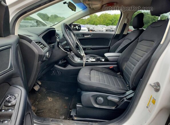 2FMPK4G9XJBC34422 2018 FORD EDGE White Vista interior delantera