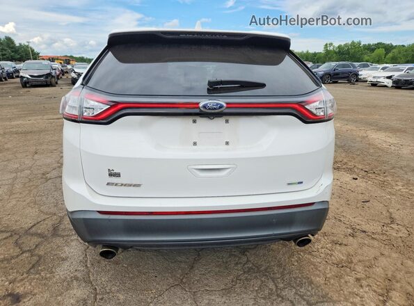 2FMPK4G9XJBC34422 2018 FORD EDGE White Vista trasera