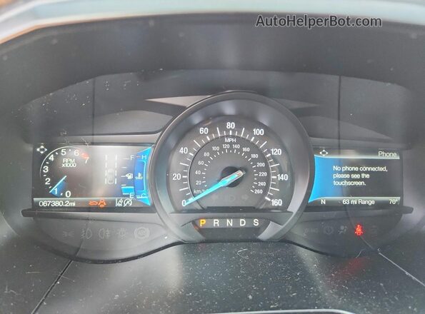 2FMPK4G9XPBA12276 2023 FORD EDGE Black Սարքավորումների վահանակի տեսք