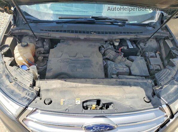 2FMPK4J80GBC05522 2016 FORD EDGE Charcoal Widok wnętrza z tyłu