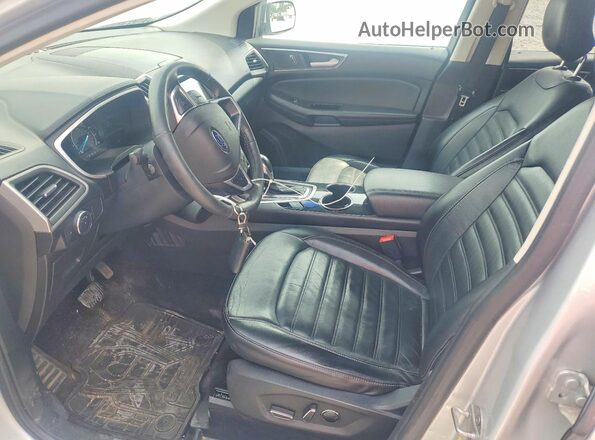 2FMPK4J80GBC54526 2016 FORD EDGE Silver წინა სალონის ხედი
