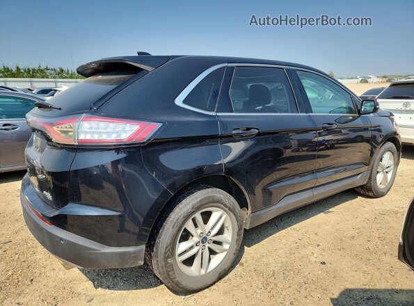 2FMPK4J80HBB84608 2017 FORD EDGE Black Հետևի աջ