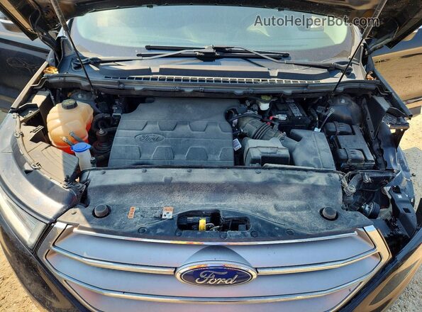 2FMPK4J80HBB84608 2017 FORD EDGE Black Շարժիչի բաժամունքի տեսք