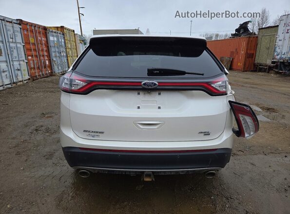 2FMPK4J81GBC18523 2016 FORD EDGE White Widok z tyłu