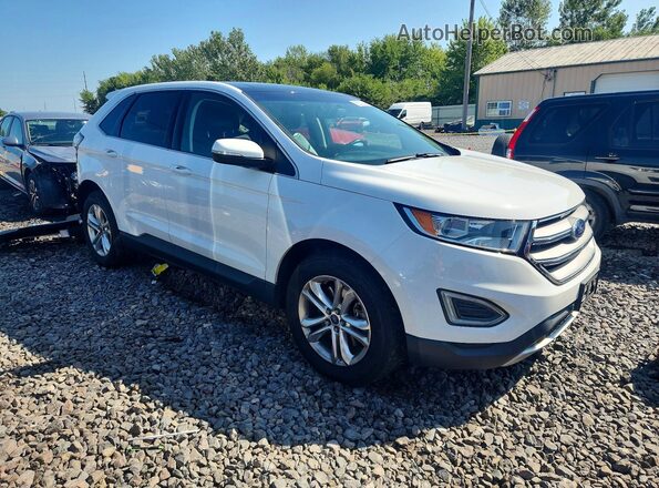 2FMPK4J81HBC18376 2017 FORD EDGE White Przód prawy