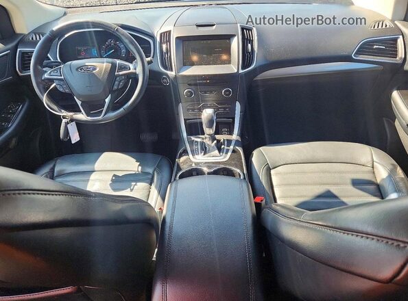 2FMPK4J81HBC18376 2017 FORD EDGE White Widok deski rozdzielczej