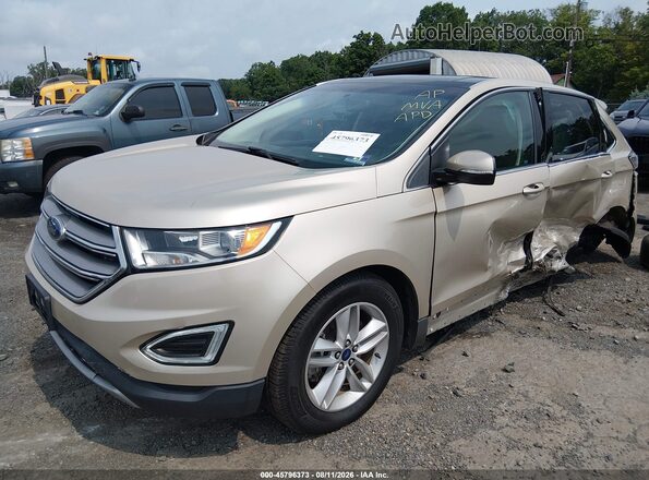 2FMPK4J81HBC57498 2017 FORD EDGE Gold Передня ліва чверть