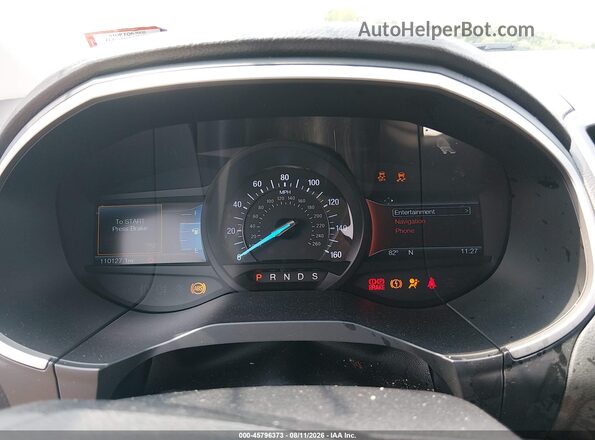 2FMPK4J81HBC57498 2017 FORD EDGE Gold Вид задніх сидінь