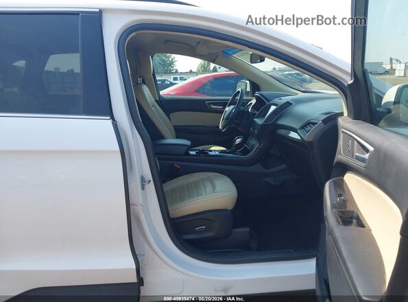2FMPK4J81JBB89810 2018 FORD EDGE White Front interior view