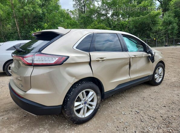 2FMPK4J81JBC46474 2018 FORD EDGE Tan Rear right