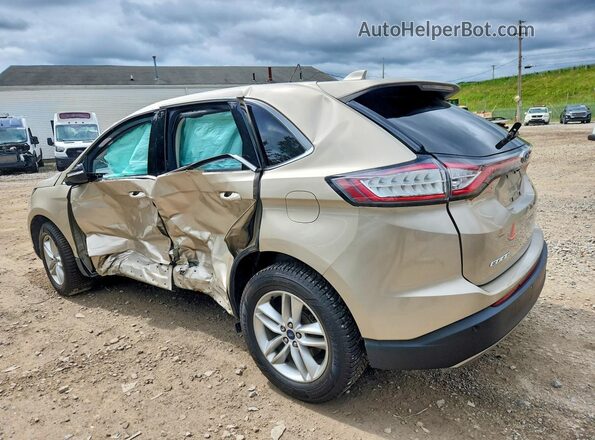 2FMPK4J81JBC46474 2018 FORD EDGE Tan Rear left