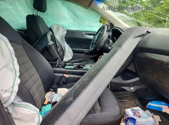 2FMPK4J81JBC46474 2018 FORD EDGE Tan Front interior view