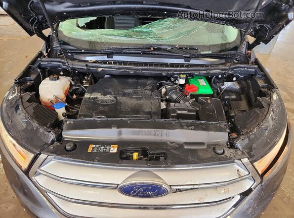 2FMPK4J82GBB45694 2016 FORD EDGE Gray Widok komory silnika