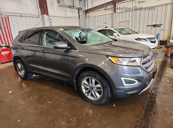 2FMPK4J82GBB45694 2016 FORD EDGE Gray Przód prawy