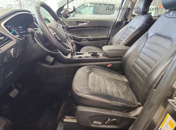 2FMPK4J82GBB45694 2016 FORD EDGE Gray Widok wnętrza z przodu