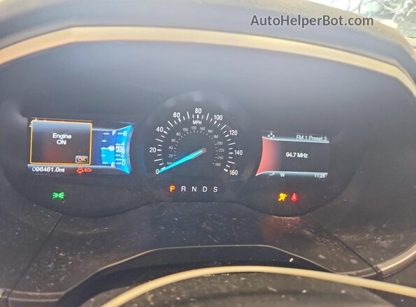 2FMPK4J82GBB45694 2016 FORD EDGE Gray Widok zestawu wskaźników