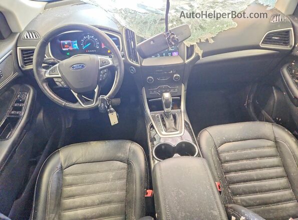 2FMPK4J82GBB45694 2016 FORD EDGE Gray Widok deski rozdzielczej