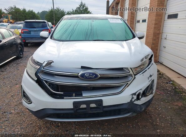 2FMPK4J82GBB76220 2016 FORD EDGE White Widok deski rozdzielczej