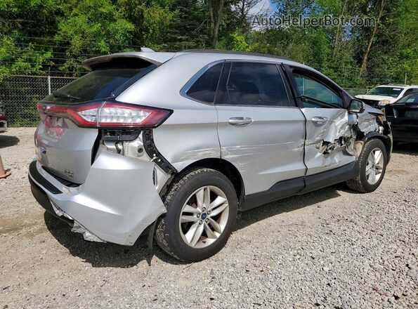2FMPK4J82GBB77299 2016 FORD EDGE Серебряный Задняя правая четверть