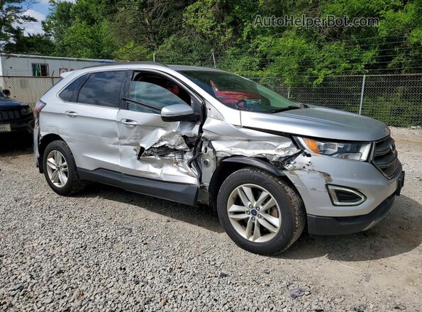 2FMPK4J82GBB77299 2016 FORD EDGE Серебряный Передняя правая четверть