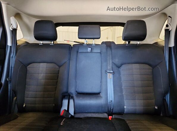 2FMPK4J82GBC02007 2016 FORD EDGE Blue Widok tylnych siedzeń