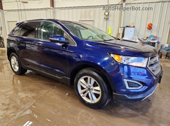 2FMPK4J82GBC02007 2016 FORD EDGE Blue Przód prawy