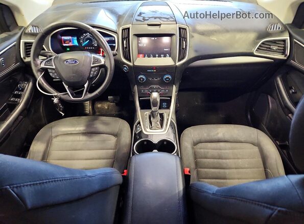 2FMPK4J82GBC02007 2016 FORD EDGE Blue Widok deski rozdzielczej
