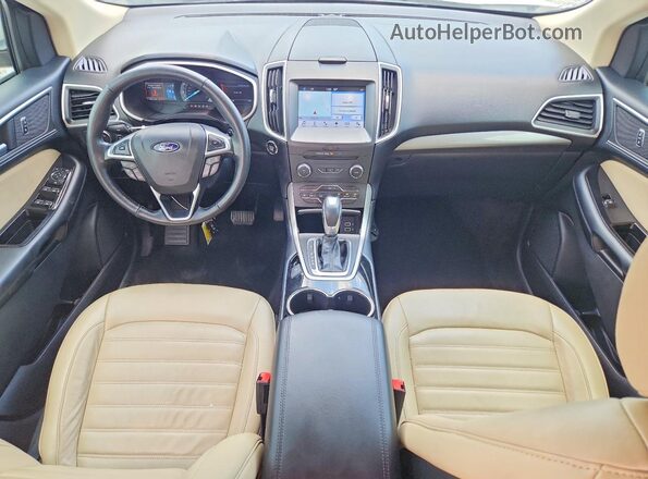 2FMPK4J82GBC63471 2016 FORD EDGE White Dashboard view