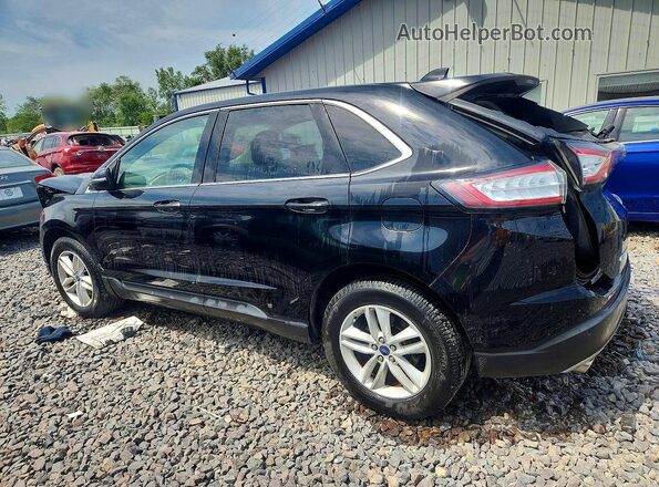 2FMPK4J82HBB61556 2017 FORD EDGE Black Հետևի ձախ