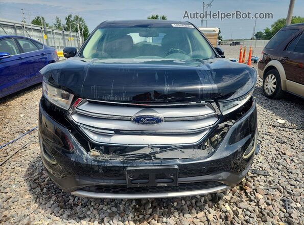 2FMPK4J82HBB61556 2017 FORD EDGE Black Դիմացի տեսք