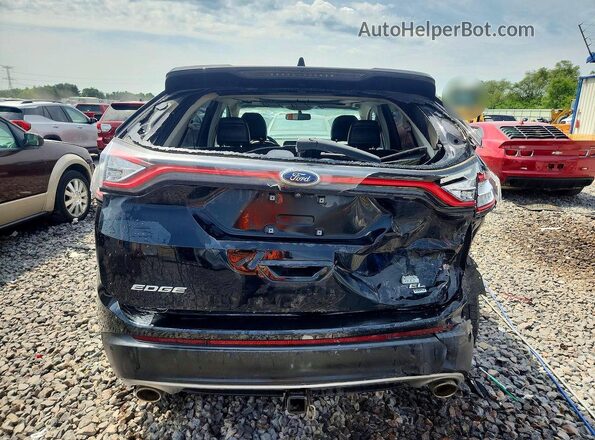 2FMPK4J82HBB61556 2017 FORD EDGE Black Հետևի տեսք