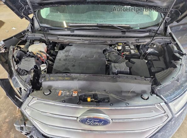 2FMPK4J83GBB62987 2016 FORD EDGE Black Vista del compartimento del motor