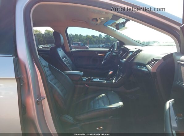 2FMPK4J83GBB84164 2016 FORD EDGE Silver Widok wnętrza z przodu